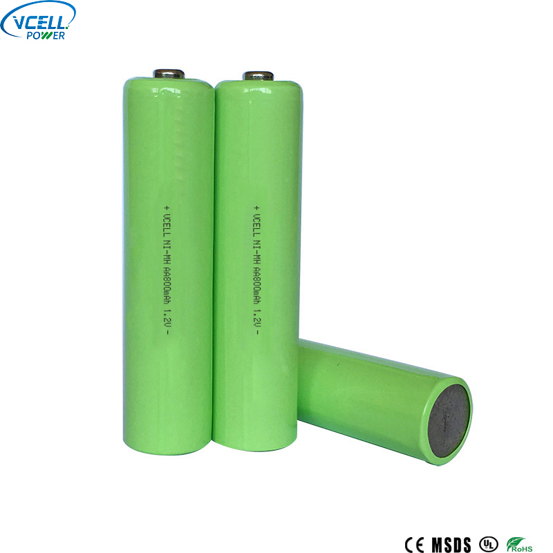 NIMH AA 800mAh 1.2V রিচার্জেবল ব্যাটারি